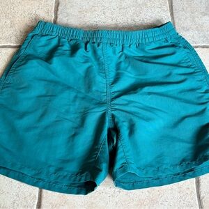 Uniqlo Men’s Small Teal Athletic Casual Lined Nylon Shorts